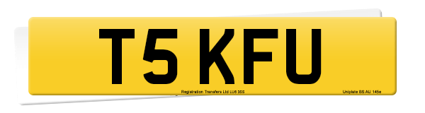 Registration number T5 KFU